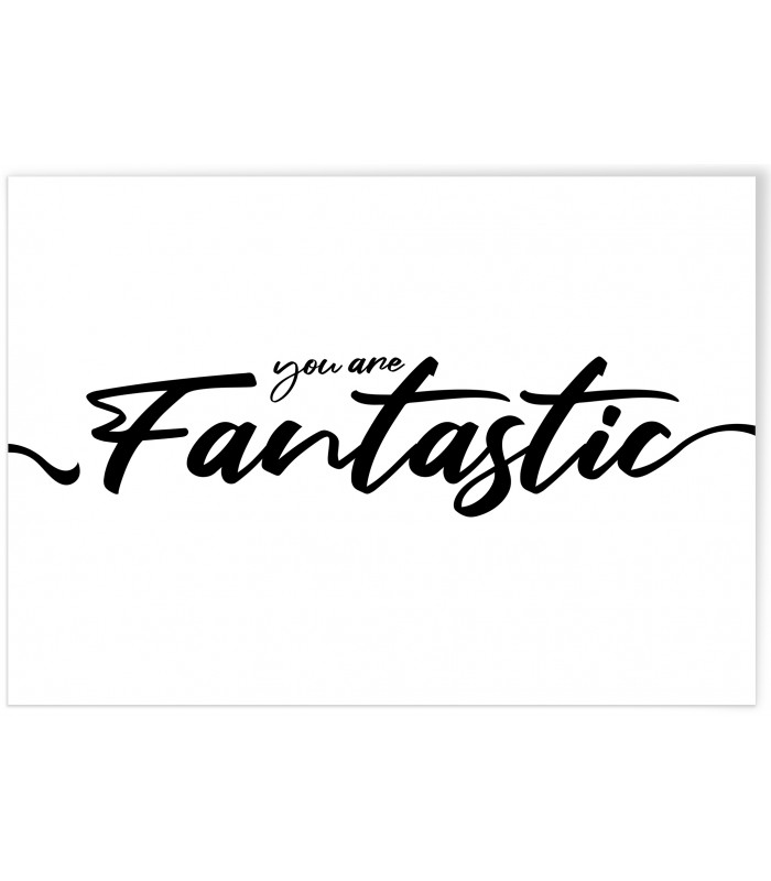 Affiche "You are fantastic"