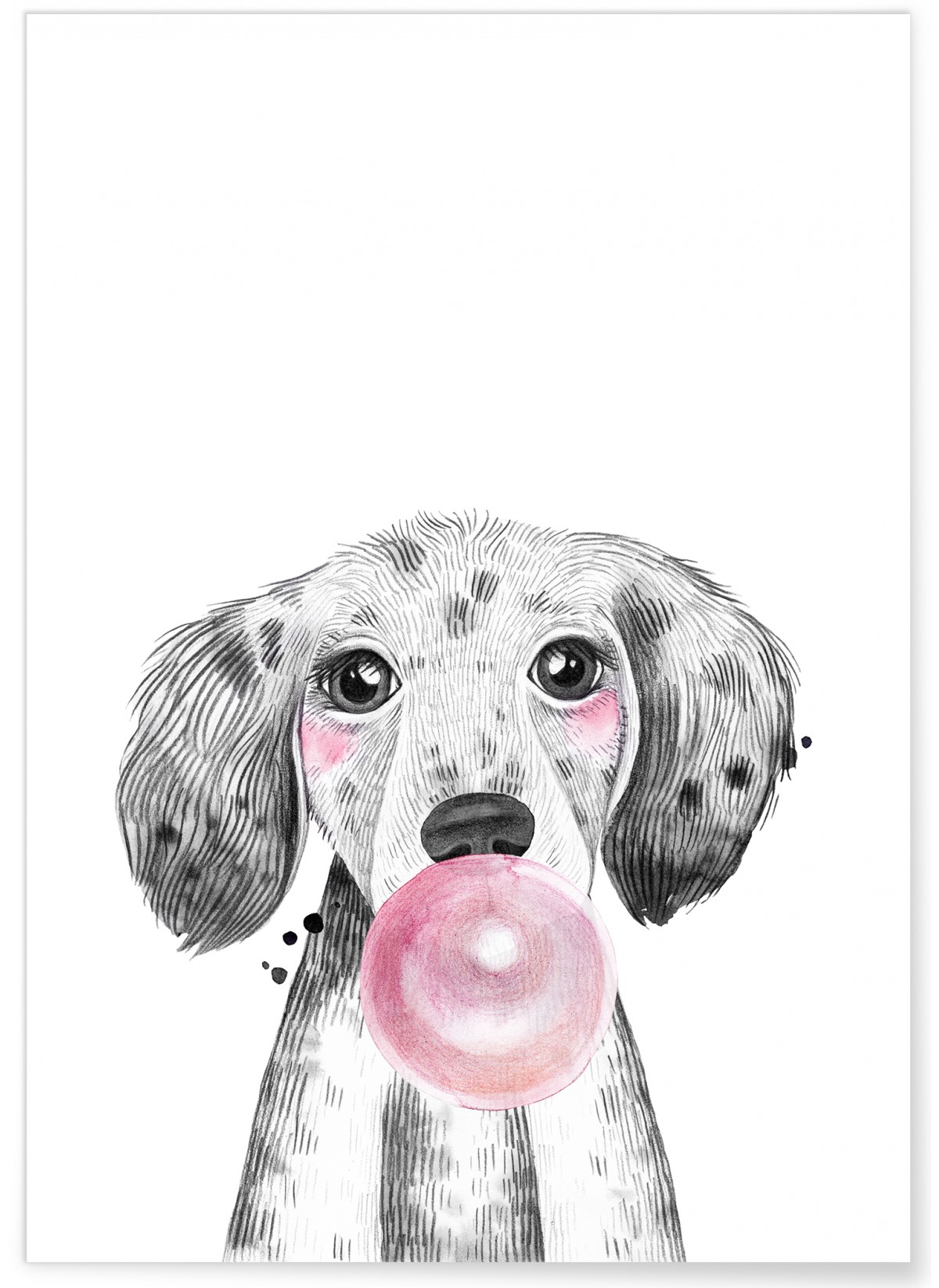 Affiche Bulle de Chiot