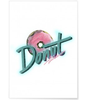 Affiche Donut Time