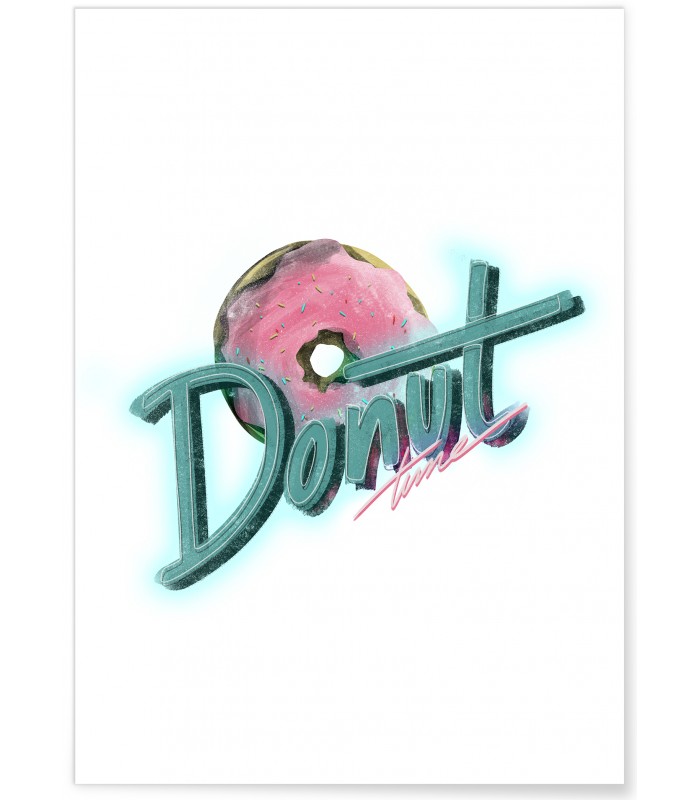 Affiche Donut Time