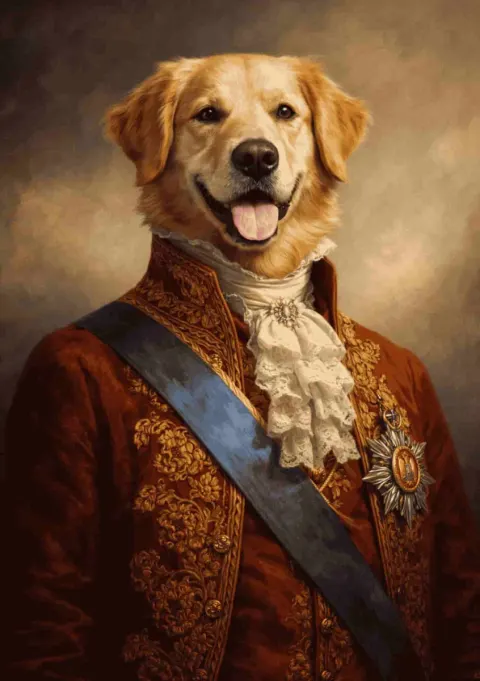 Tableau animaux style royal
