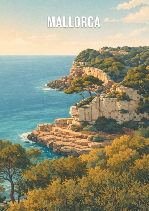 Exemple de Illustration – Style vintage voyage