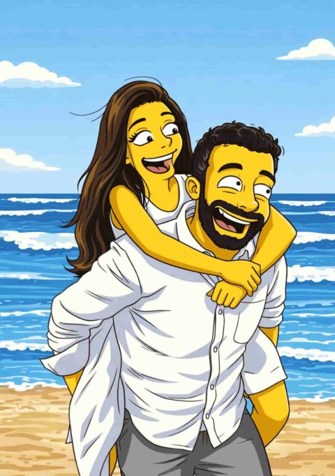 Exemple de Tableau Cartoon Jaune