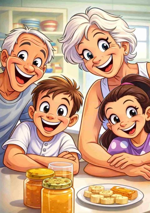 Exemple de Tableau Cartoon Vintage