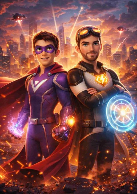Exemple de Tableau film super héros