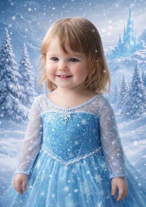 Exemple de Tableau princesse des glaces