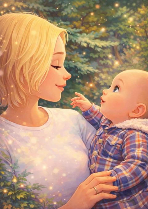 Exemple de Tableau Style Film d'Animation 2 ┃Maman